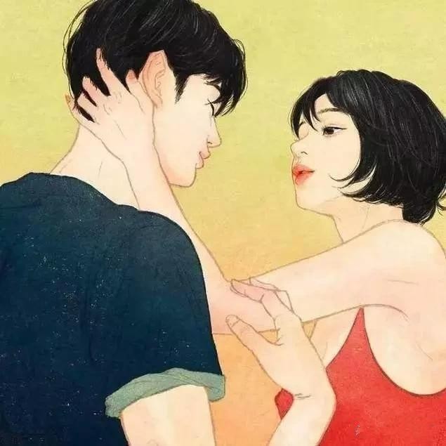 那些甜蜜拥吻的微信头像爱情就是从无水印开始